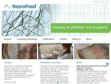 Tablet Screenshot of neuroproof.com